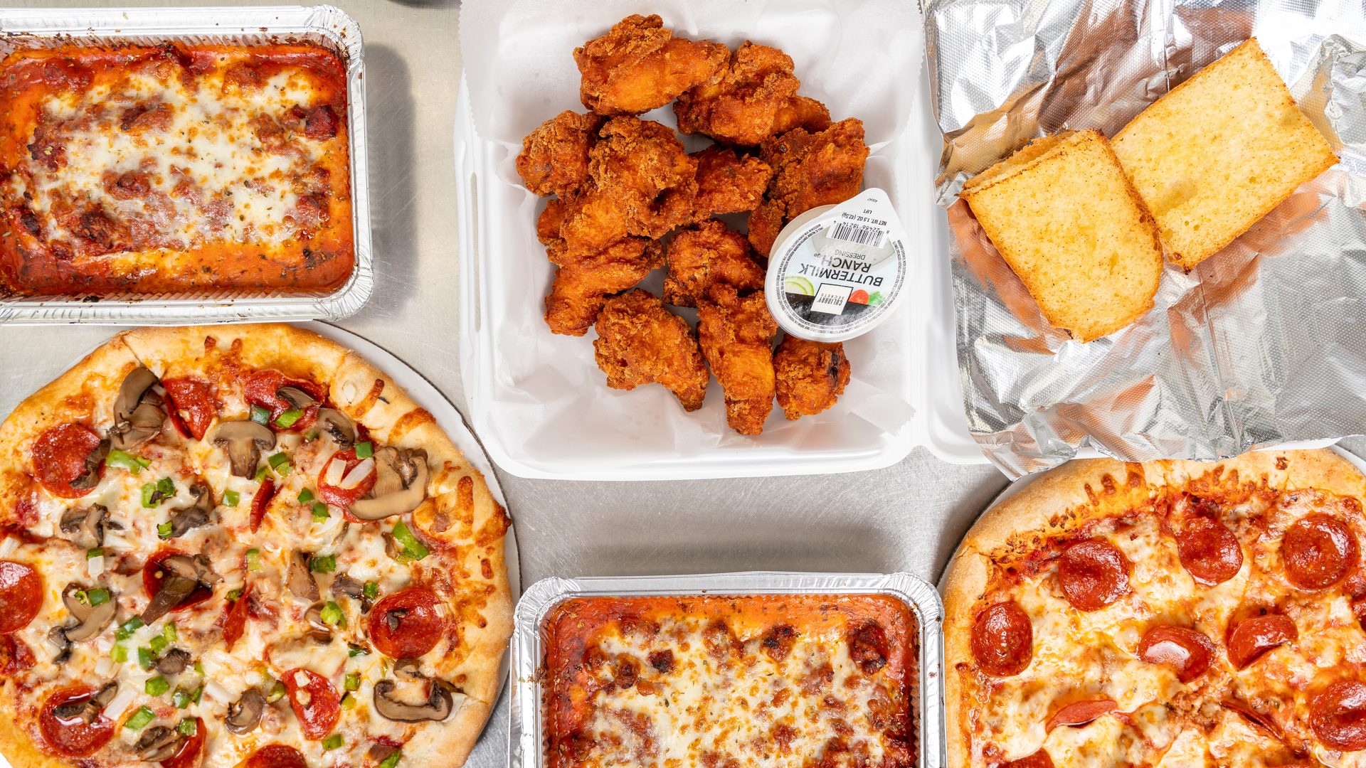 BOGO pizzas and lasagnas — no coupon, no catch
