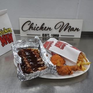 Chicken & Ribs Bucket & Fries