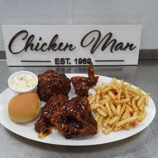 6 Pc BBQ Chicken Dinner