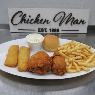 Chicken & Breaded Cod Dinner