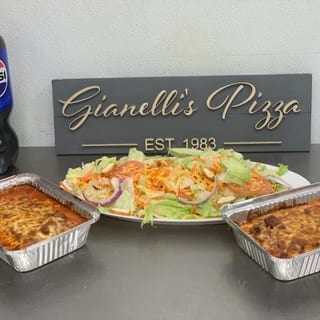 2 Lasagnas, Chicken Salad & 2 Liter